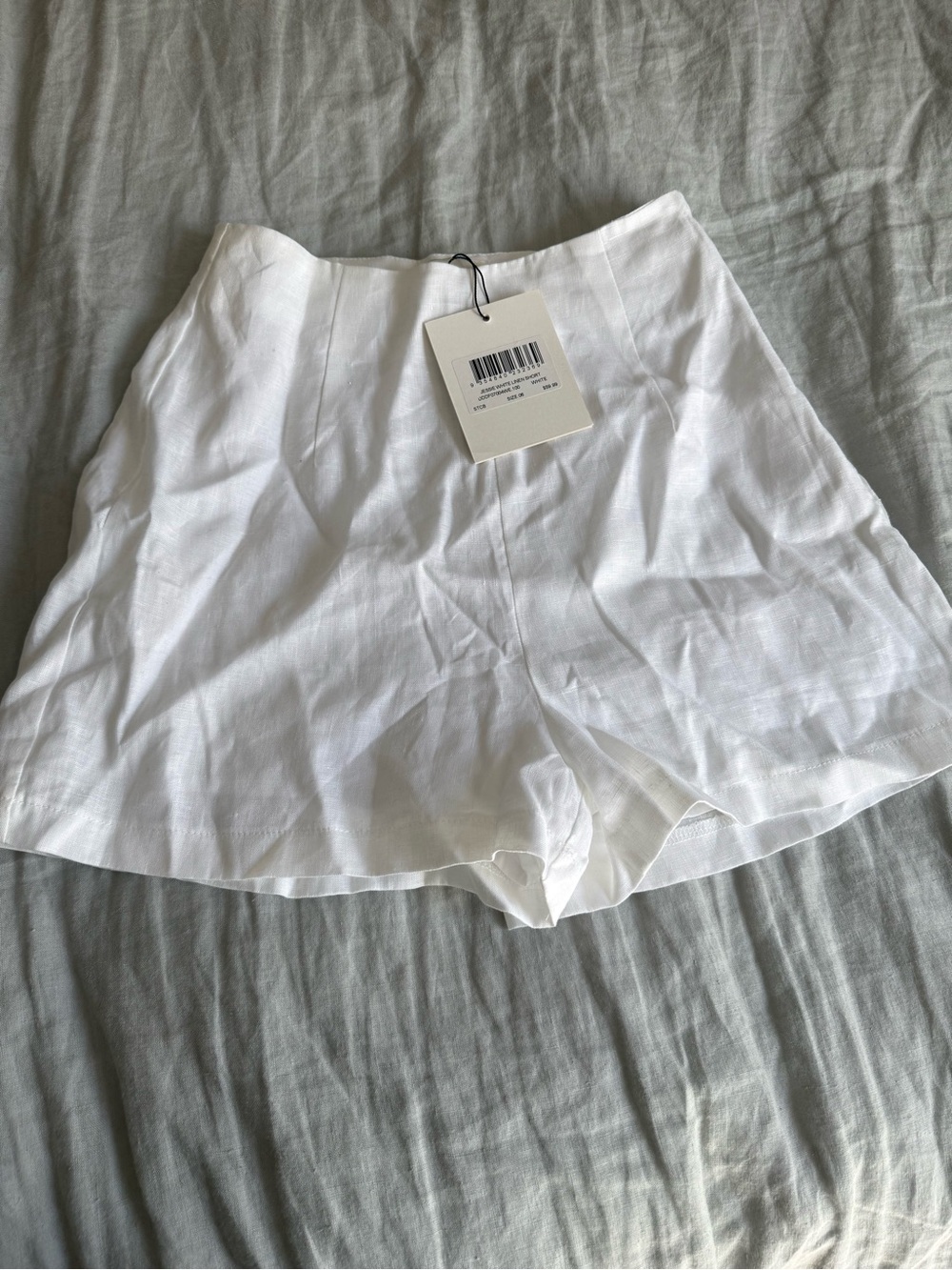 Dissh white Jessie linen shorts - Picture 2 of 4